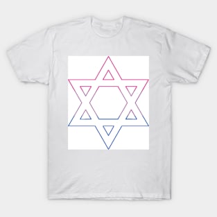 Star of David (bi pride edition) T-Shirt